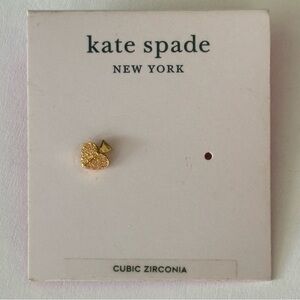 Single Kate Spade Stud Earring Cubic Zirconia